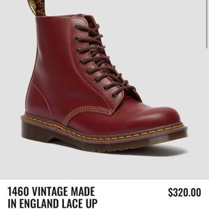 DR MARTENS VINTAGE EDITION MADE IN ENGLAND 1460